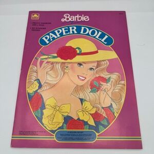 Vintage 1990 Barbie Paper Doll Golden Book Precut Fashions 1523-2 Unused
